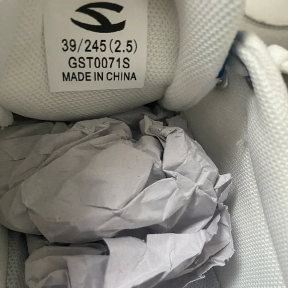 Hobibear Barefoot Shoes -Sorrel Woman's 8 / Unisex Size 39 Blue & White - Picture 5 of 9